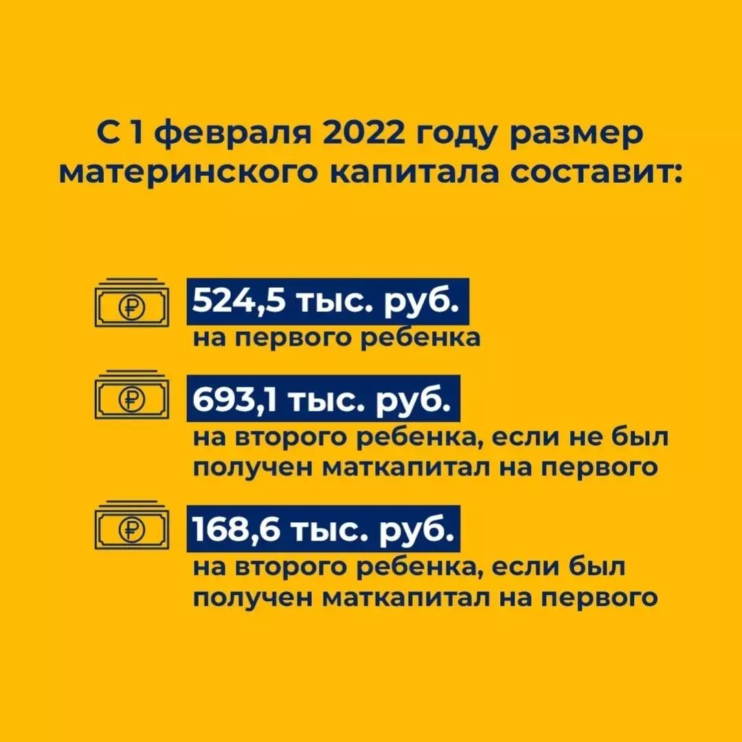 Какой сейчас мат. Размер материнского капитала в 2022. Маткапитал 2022 размер. Индексация материнского капитала в 2022 году. Сумма материнского капитала в 2022 году.